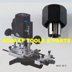 Bovenfrees spantang 6 mm met moer MOF96 en MOF96E OF97 OF97E | EZ49104